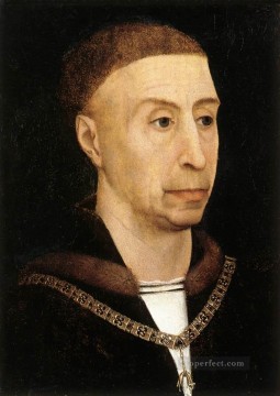 ロジャー・ファン・デル・ウェイデン Painting - フィリップ善良王の肖像 1520 ロジャー・ファン・デル・ウェイデン